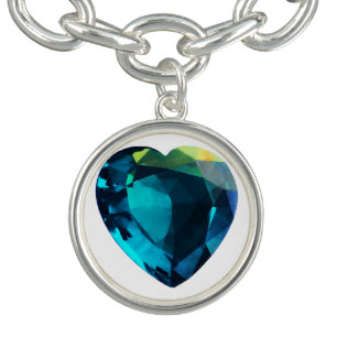 Heart Sky-blue Bracelet