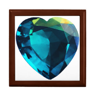 Heart Sky-blue Gift Box