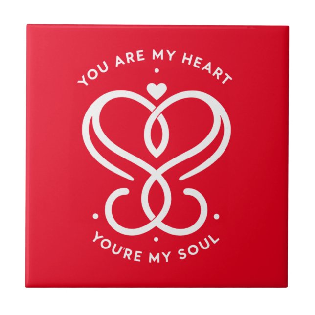 Heart &Soul  Ceramic Tile (Front)