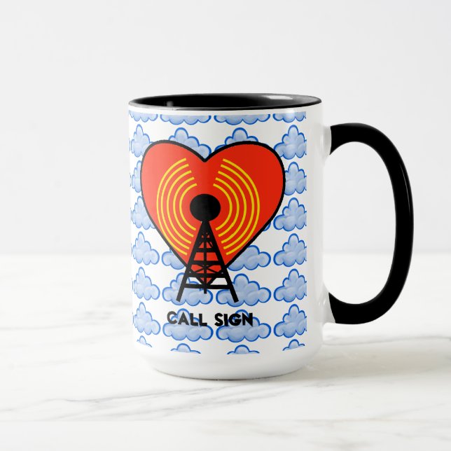 Heart & Soul Ham Radio Mug (Right)