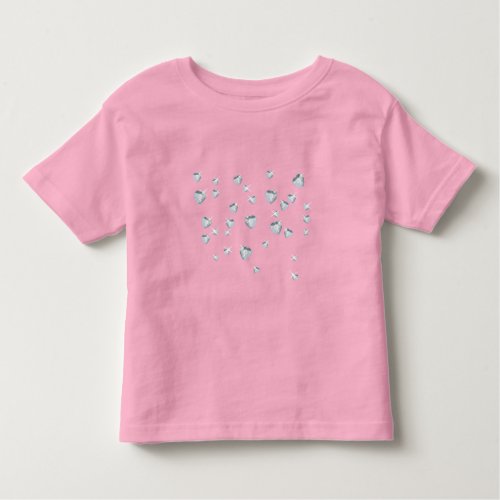 Heart Sparkle Diamonds Toddler T_shirt