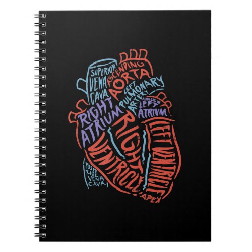 Heart Specialist Anatomy Doctor Medical Biology Notebook