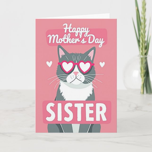 Heart Specs Mothers Day Card (Front)