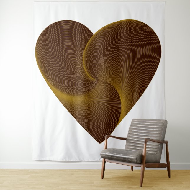 Heart Spiral  Tapestry (In Situ)