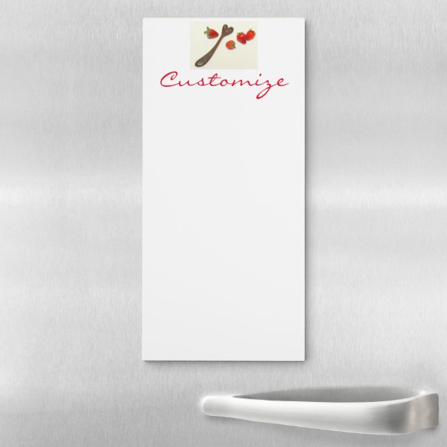 Heart Spoon Thunder_Cove Magnetic Notepad (In Situ)