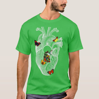 Heart Spring Butterfly by Tobe Fonseca T-Shirt