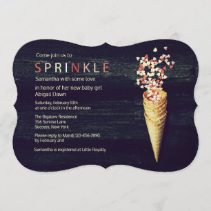 Heart Sprinkles Invitation