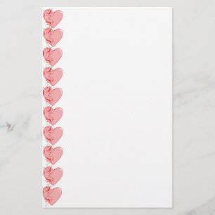 Heart Stationary Stationery