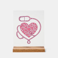 Heart Stethoscope Medical Love Vector Shirt Design