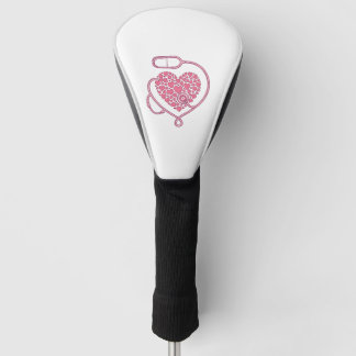 Heart Stethoscope Medical Love Vector Shirt Design Golf Head Cover