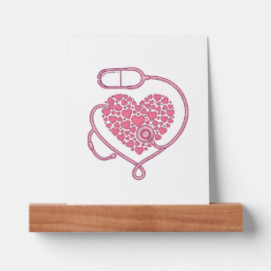 Heart Stethoscope Medical Love Vector Shirt Design Picture Ledge