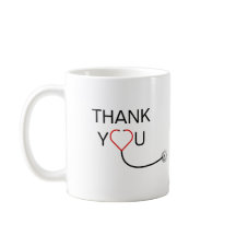Heart Stethoscope Thank You