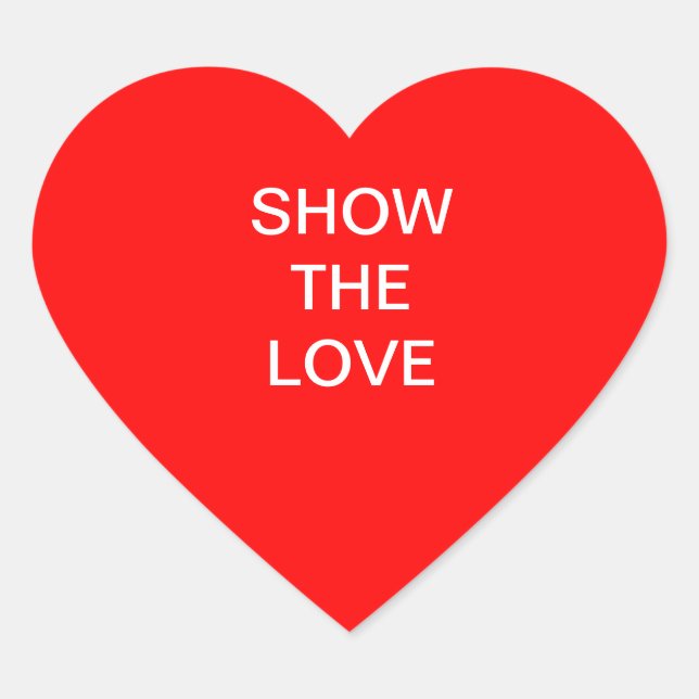 Heart sticker (Front)