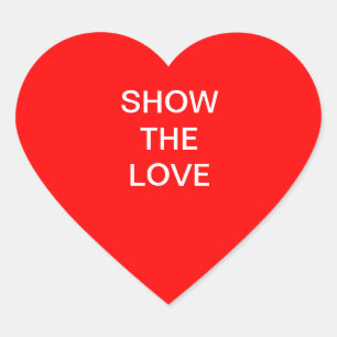 Heart sticker