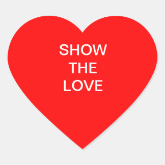 Heart sticker