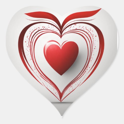 Heart sticker 