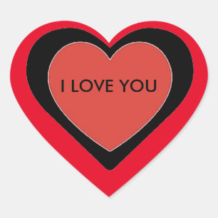 Heart Sticker I Love You