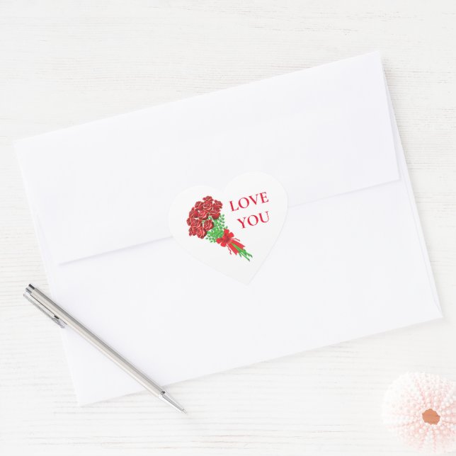 Heart Stickers (Envelope)