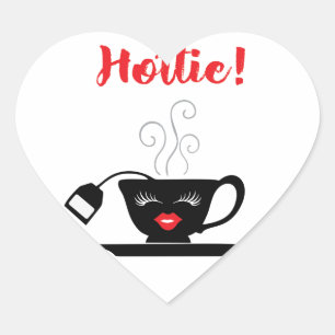 Heart Stickers, Glossy Sticker