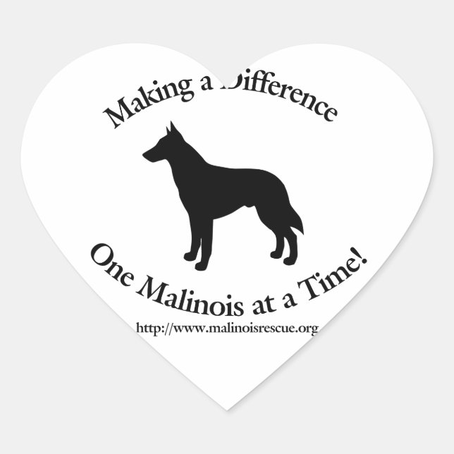 Heart Stickers w/Rescue Purpose (Front)