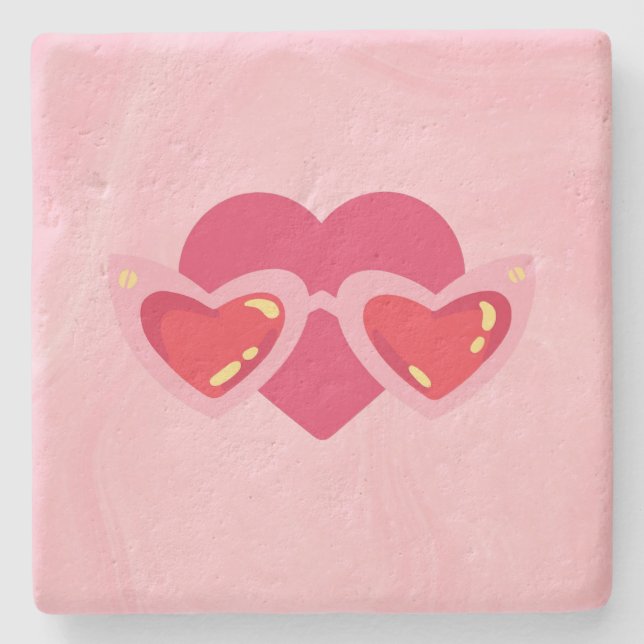 Heart Stone Coaster (Front)