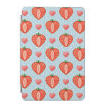 Heart Strawberries with Polka Dots And Hearts iPad Mini Cover