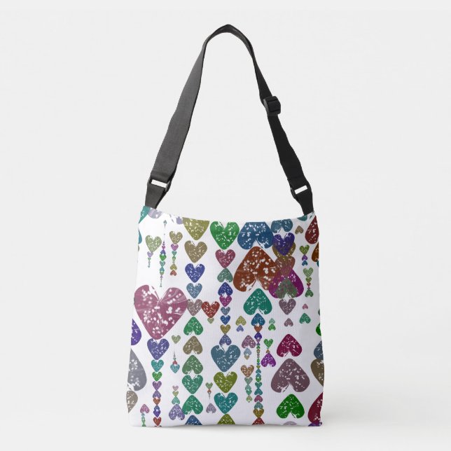 Heart strings crossbody bag (Front)
