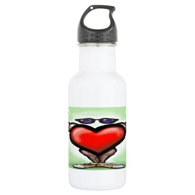 Heart Strong Water Bottle (Front)