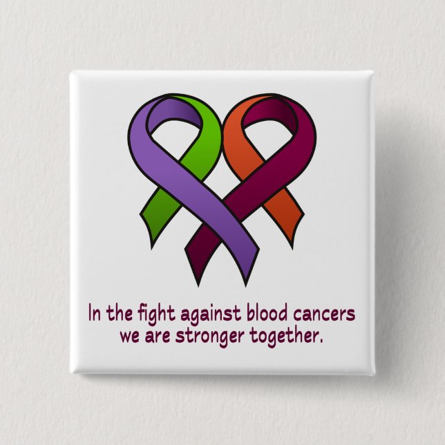 Heart - Stronger Together Pinback Button (Front)