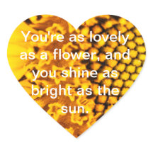 Heart Sunflower