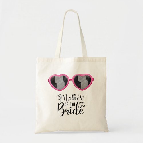 Heart Sunglasses Mother of the Bride Tote Bag