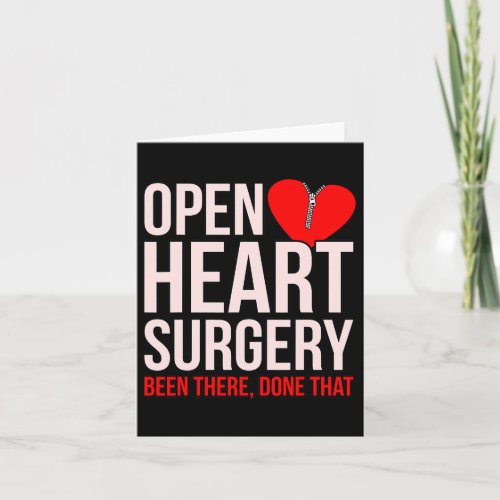 Heart Surgery Heart Disease Awareness Survivor Gra Card