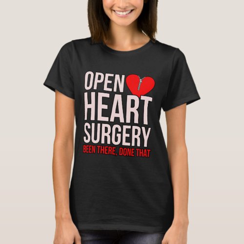 Heart Surgery Heart Disease Awareness Survivor Gra T_Shirt