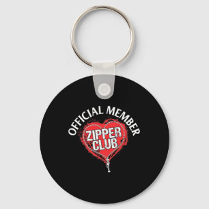 Heart Surgery Official Zipper Club Member Gift Keychain