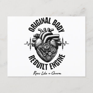 Heart Surgery Original Body Rebuilt Engine Runs Li Enclosure Card