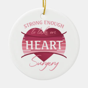 Heart Surgery Recovery For Women Ceramic Ornament