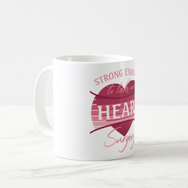 Heart Surgery Recovery For Women Coffee Mug (Front Left)