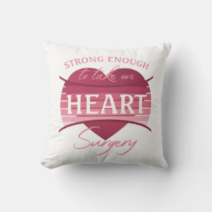 Heart Surgery Recovery For Women Throw Pillow