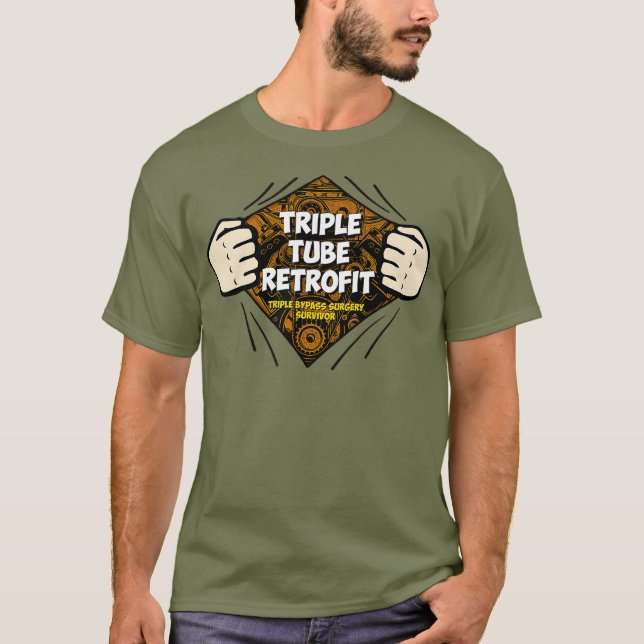 Heart Surgery Recovery Gift For Triple Bypass T-Shirt (Front)