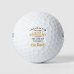 Heart Surgery Recovery Humor Golf Balls