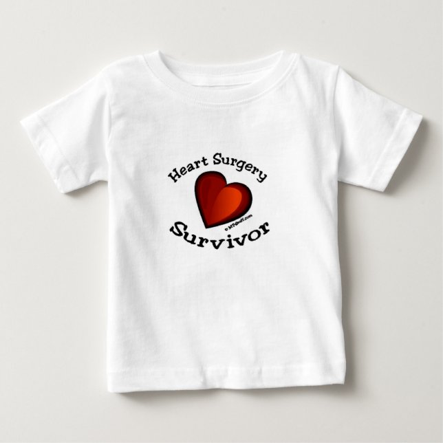 Heart Surgery Survivor Baby T-Shirt (Front)