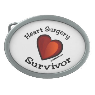 Heart Surgery Survivor Belt Buckle