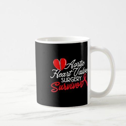 Heart Surgery Survivor Heart Disease Awareness  Coffee Mug