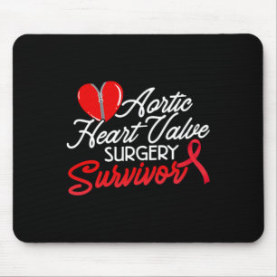Heart Surgery Survivor Heart Disease Awareness Mouse Pad