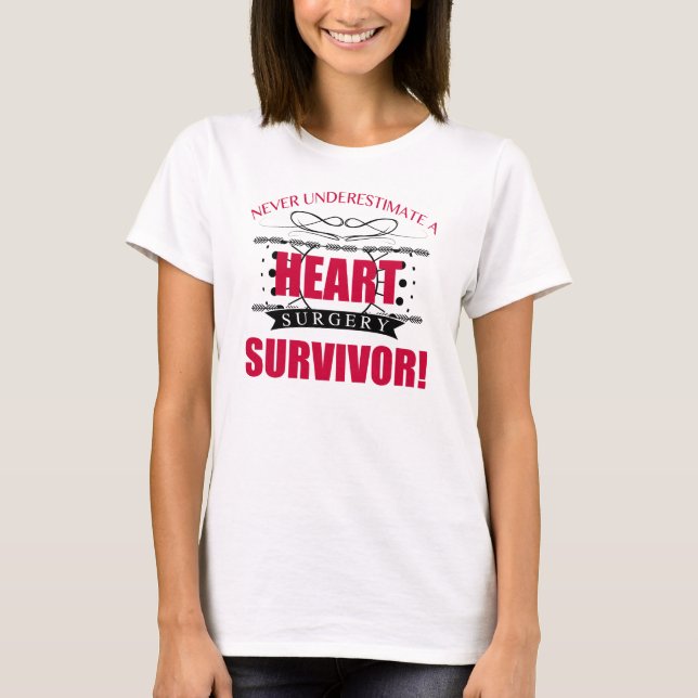 Heart Surgery Survivor T-Shirt (Front)
