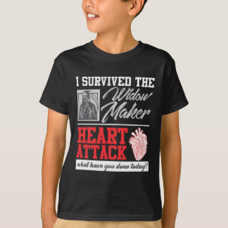 Heart Surgery Survivor Widow Maker Heart Attack T-Shirt
