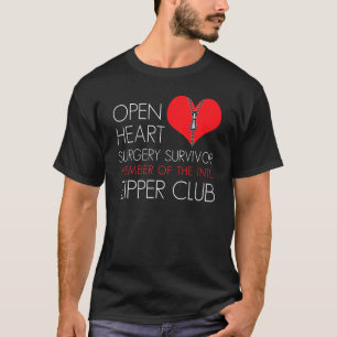 Heart Surgery Zipper Club Member T-Shirt