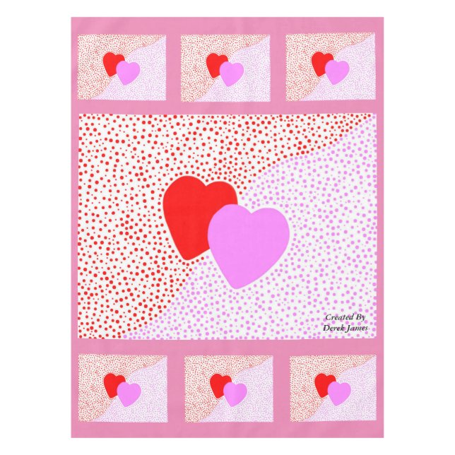 Heart Surprise Tablecloth (Front)