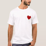 Heart T-shirt at Zazzle