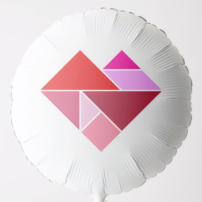 Heart Tangram Balloon (Front)